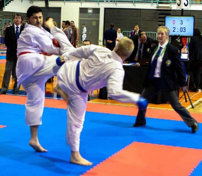 FOTO: Na svetovnem karate prvenstvu tudi Sevničani