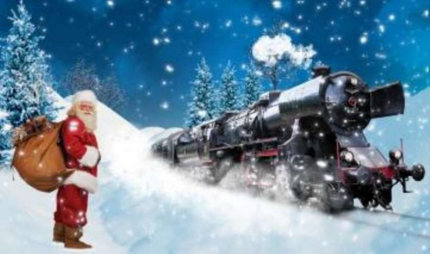 Z Božičkom in muzejskim vlakom na pot 