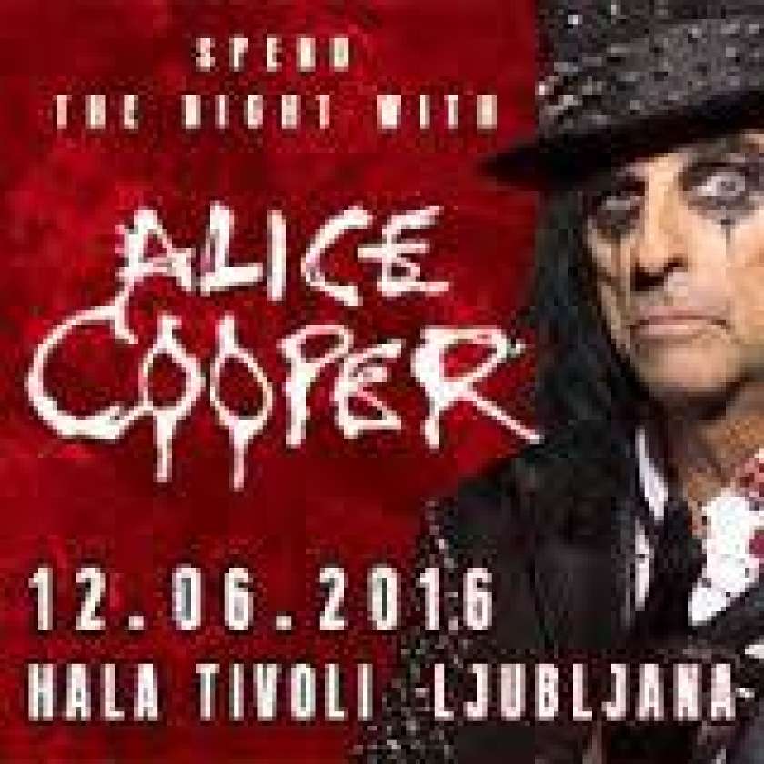Alice Cooper  nocoj prvič v Sloveniji