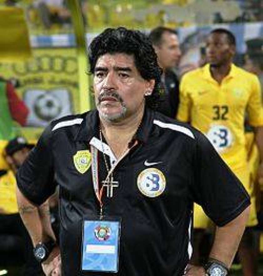Maradona besnel 