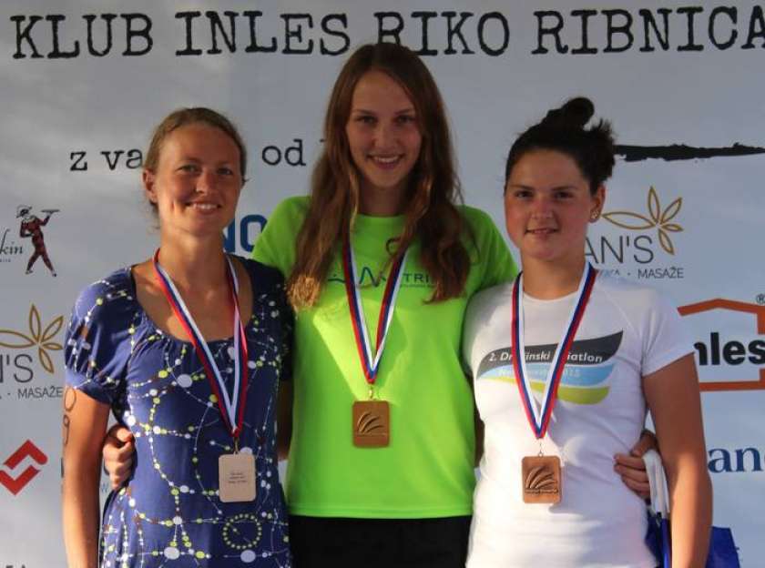 Nina Mandl državna viceprvakinja v sprint triatlonu