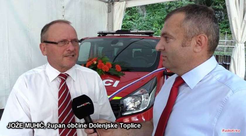 VIDEO: Prevzem novega gasilskega vozila