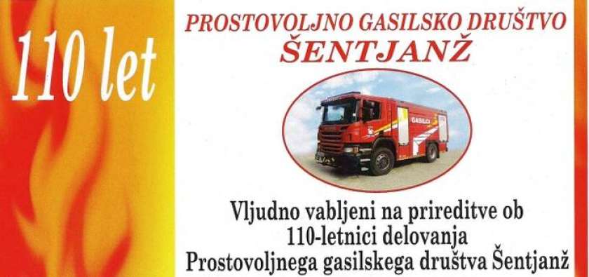 Slavnostno pri PGD Šentjanž