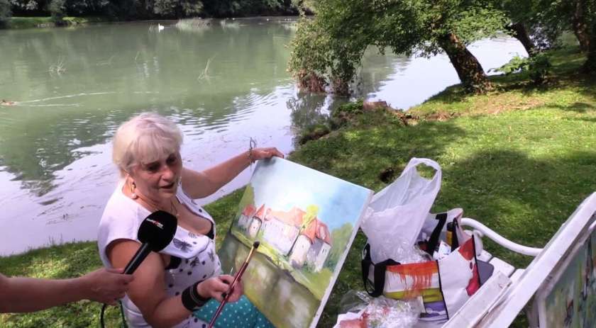FOTO&VIDEO&AVDIO: Druženje in ustvarjanje ob reki Krki