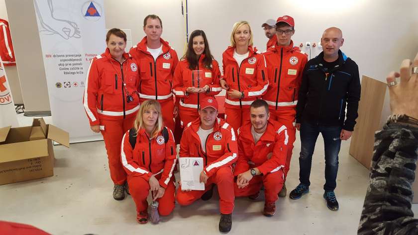 FOTO: Novomeška ekipa prve pomoči tretja v državi