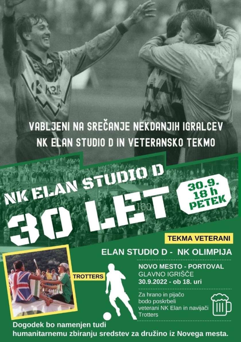 30 let Nogometnega kluba Elan Studio D
