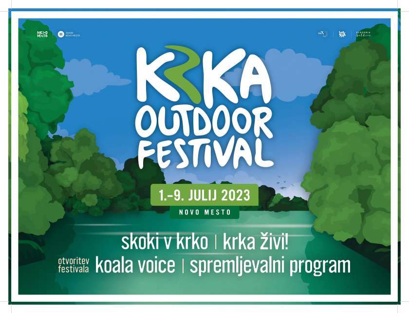 Krka ob enih: Prvi teden julija v Novo mesto prinaša Krka Outdoor Festival