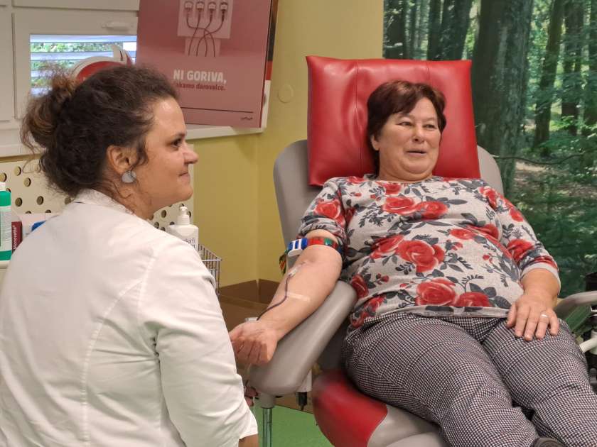 Marija je slovenska rekorderka v darovanju krvi