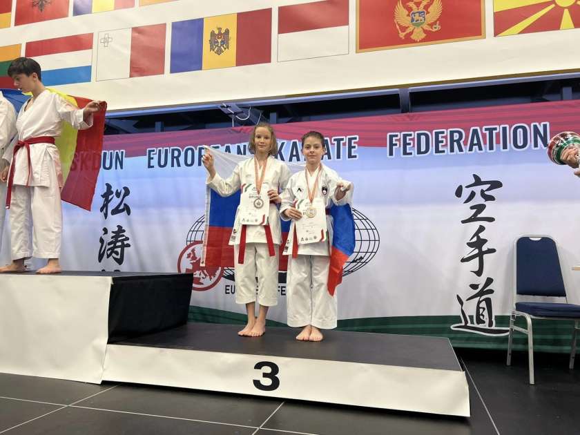 Novomeški karateisti iz evropskega prvenstva s 5 medaljami
