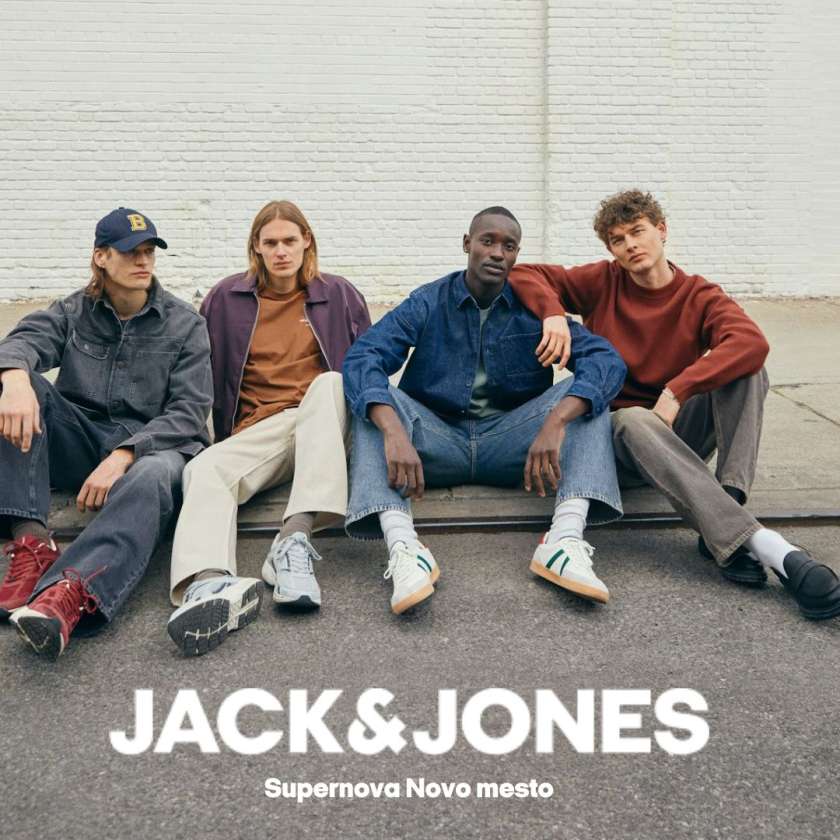 JACK&JONES tudi v Novem mestu