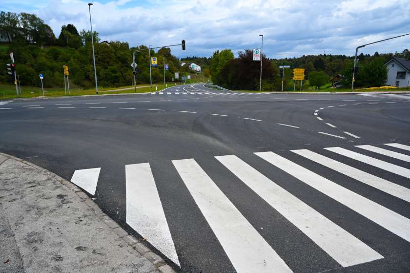 Konec tedna dela na semaforjih v križišču v Žabji vasi