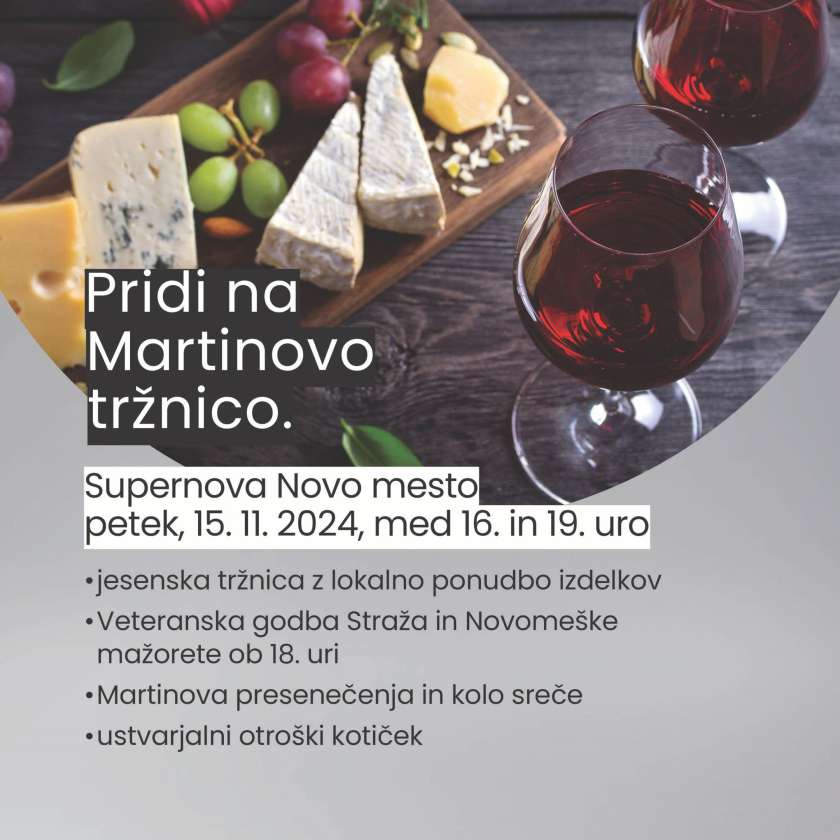 Supernova vabi na Martinovo tržnico