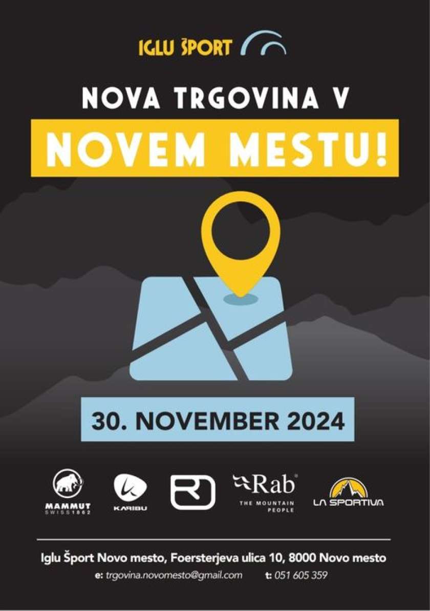 IGLU ŠPORT zdaj tudi v Novem mestu!