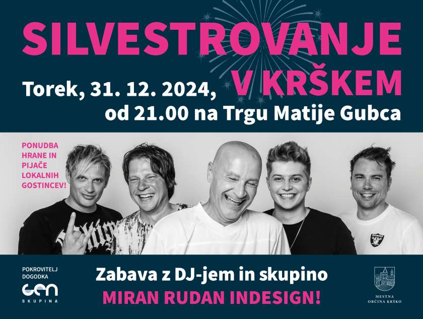 Silvestrovanje v Krškem z Miranom Rudanom Indesign