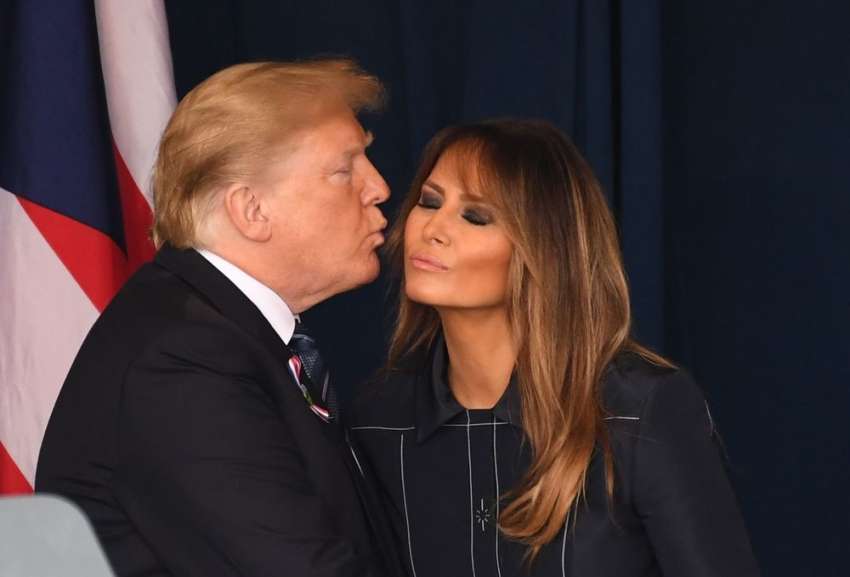Donald in Melania Trump.