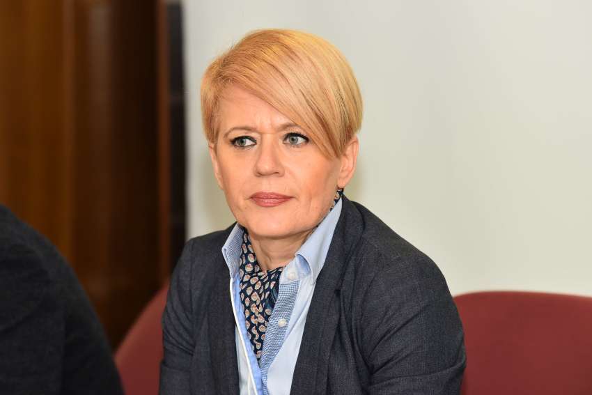 Murska Sobota, obisk ministrice za kmetijstvo Aleksandra Pivec v ŽVZ Fotografija Jure Zauneker