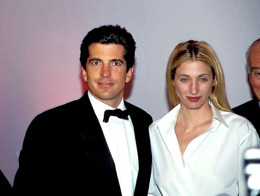 John Kennedy Jr. in Carolyn Bessette Kennedy
