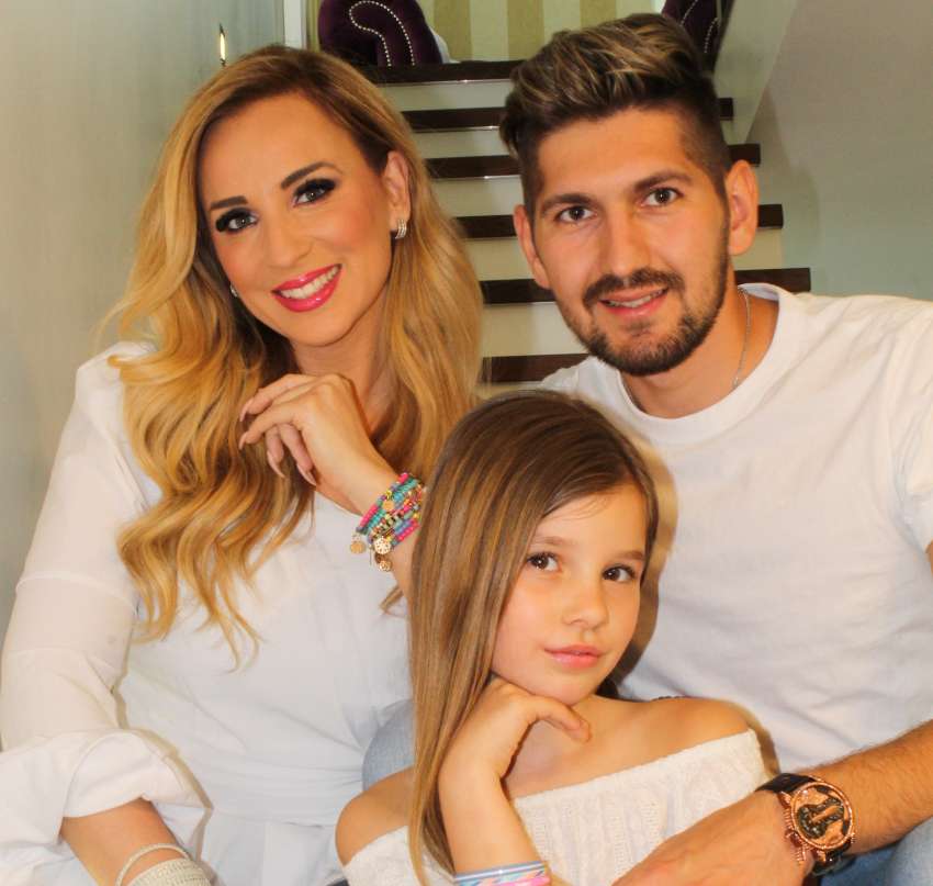 Miha Novak s svojo Mino in Leilo