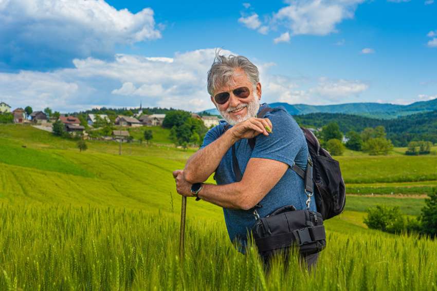 Zvone se je za teden dni odpravil na potem po rodni Dolenjski