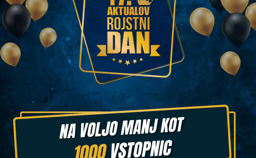 Manj kot tisoč vstopnic za Aktualov veliki koncert ob rojstnem dnevu