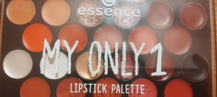 Essence, my only 1 lipstick palette