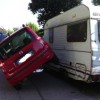 Fiat panda, nesreča, prikolica
