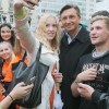 Borut Pahor na maturanstki paradi