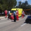 Motorist na otoku Pag trčil v reševalno vozilo