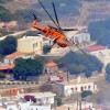 ogenj požar gasilec gasilci grčija helikopter gašenje atene
