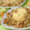 Opečena polenta z lisičkami in jajci