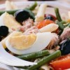Krompirjeva solata s stročjim fižolom