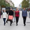 Flashmob s plesalci irskih plesov