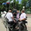 Bizjak v Lipici z obiski iz vlade.