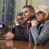 Tiskovna konferenca Han, Židan, Kopač Mrak