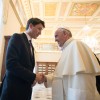 Justin Trudeau, papež Frančišek.jpg