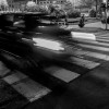 prehod za pesce, noc, avto