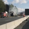 avtobus, avtocesta A9, Bavarska, prometna nesreča, požar