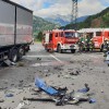 čelno trčenje, prometna nesreča, tovornjak