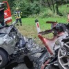 prometna nesreča, zverižena pločevina, čelno trčenje, paka pri velenju