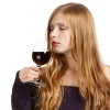 rdeče vino, ženska