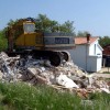 kavran, črna gradnja, rušenje, bager.JPG