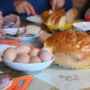 šalovci, družina-slaviček, velika-noč, velikonočni-zajtrk