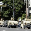 los angeles, kalifornija, nacionalna garda