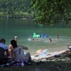 bohinj, bohinjsko jezero, kopanje