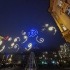 ljubljana, okrašena, novo-leto, bozic