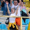žnk-pomurje, žnk-olimpija, tribune, gledalci, navijači, družabno