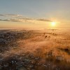 dron, megla, murska-sobota, murska, zračni, panorama, ulice, mesto
