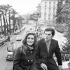 Luigi Tenco in Dalila leta 1967 v Sanremu, le nekaj ur pred njegovo smrtjo.