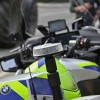 policija, simbolična, policist, motor