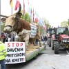 protest-kmetov, kmet, traktor